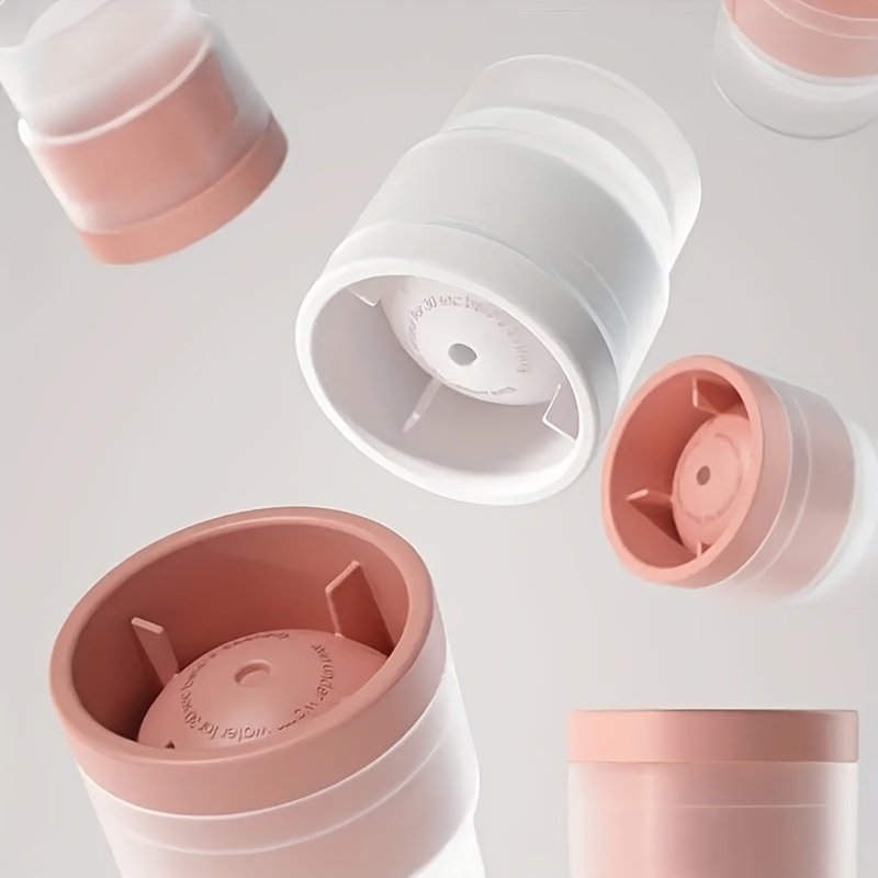 Silicone sphere moulds seen from above, showing the round cavity inside